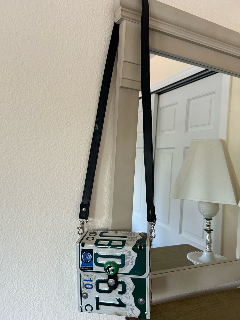 VTG Little Earth Colorado License Plate Box Purse Crossbody Clutch - BRAND NEW